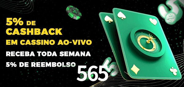 Promoções do cassino ao Vivo 565